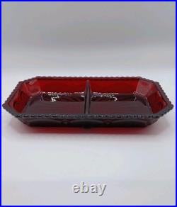 Vintage Avon Ruby Red Cape Cod Glassware Lot 65 Pieces Goblets Bowls Cups
