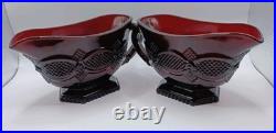 Vintage Avon Ruby Red Cape Cod Glassware Lot 65 Pieces Goblets Bowls Cups