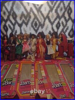 Vintage BARBIE Dolls 1979 1984 Dolls of the World Collection Lot of 10 withbox
