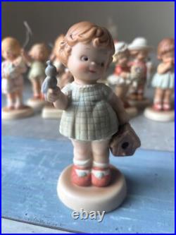 Vintage Enesco Memories of Yesterday Porcelain Lucie Attwell Figurines Lot of 11