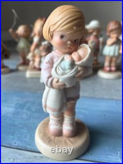 Vintage Enesco Memories of Yesterday Porcelain Lucie Attwell Figurines Lot of 11