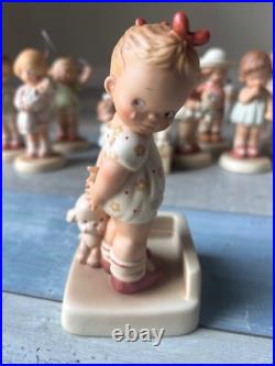Vintage Enesco Memories of Yesterday Porcelain Lucie Attwell Figurines Lot of 11