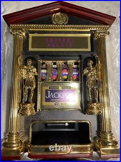 Vintage Franklin Mint Caesars Palace Slot Machine With ALL Original 20 Coins