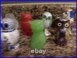 Vintage Franklin Mint Owl Figurines Set of 11