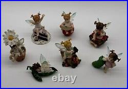 Vintage Lot Of 7 Enesco My Little Kitchen Fairies (3) 2001, (2) 2002 & (2) 2003