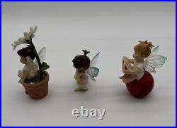 Vintage Lot Of 7 Enesco My Little Kitchen Fairies (3) 2001, (2) 2002 & (2) 2003