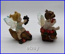 Vintage Lot Of 7 Enesco My Little Kitchen Fairies (3) 2001, (2) 2002 & (2) 2003