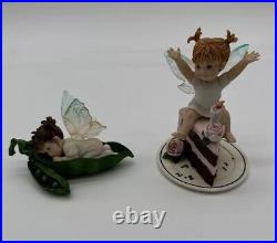 Vintage Lot Of 7 Enesco My Little Kitchen Fairies (3) 2001, (2) 2002 & (2) 2003