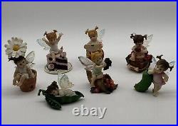 Vintage Lot Of 7 Enesco My Little Kitchen Fairies (3) 2001, (2) 2002 & (2) 2003