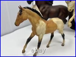 Vintage Lot of 13 Breyer Horses Traditional Classic Stablemate Mini All Branded