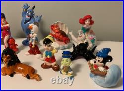 Vintage Lot of 13 Ceramic Disney Figurines