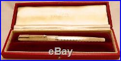 Vintage Mint Solid Gold 9k Parker 61 Fountain Pen Boxed 1979 All Original