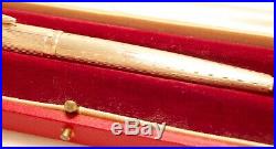 Vintage Mint Solid Gold 9k Parker 61 Fountain Pen Boxed 1979 All Original