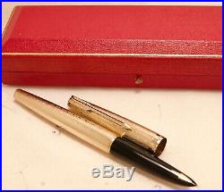 Vintage Mint Solid Gold 9k Parker 61 Fountain Pen Boxed 1979 All Original