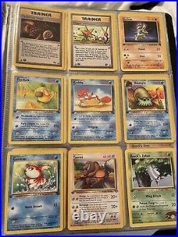 Vintage Pokemon Card Collection Binder Lot ALL 1st Edition WOTC