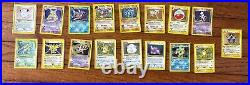 Vintage Pokemon Card Collection Lot 17 All Holos