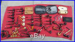 Vintage Tobacco Pipes and Tools Estate Lot AS IS Some Need Repair All Need Clean