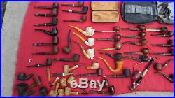 Vintage Tobacco Pipes and Tools Estate Lot AS IS Some Need Repair All Need Clean