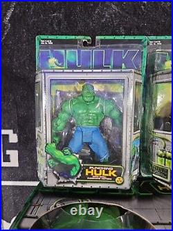 Vintage Toy Biz Electronic Hulk Hands with Hulk Collectibles! Hulk Lot! All New