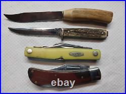 Vintage knife lot of 5 knives all used