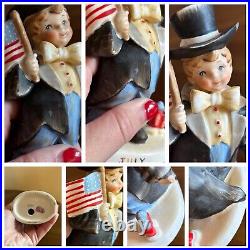 Vntg 2300 LEFTON Calendar Boy Lot Figurines Months x9 March December July+ AS IS