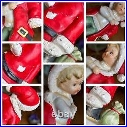 Vntg 2300 LEFTON Calendar Boy Lot Figurines Months x9 March December July+ AS IS