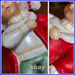 Vntg 2300 LEFTON Calendar Boy Lot Figurines Months x9 March December July+ AS IS