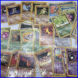 Vtg Pokémon Card Collection (Lot Of 40) Basic Pokemon All First Edition