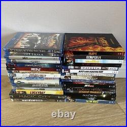 WHOLESALE 30 BLU RAY/DVD LOT MOVIE COLLECTION ALL BRAND NEW SEALED WithSLIPCOVERS
