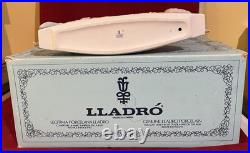 WORKING LLADRO #5776 TWO SISTERS CLOCK QUARTZ-EXCELLENT/MINT withORIGINAL BOX