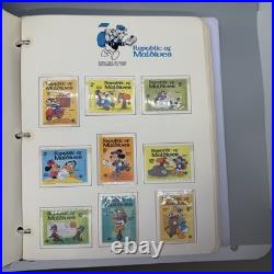 WORLDWIDE 1980s DISNEY COLLECTION OF 325+ STAMPS & 55+ SHEETS ALL MINT IN ALBUM