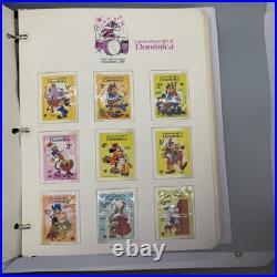 WORLDWIDE 1980s DISNEY COLLECTION OF 325+ STAMPS & 55+ SHEETS ALL MINT IN ALBUM