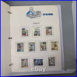 WORLDWIDE 1980s DISNEY COLLECTION OF 325+ STAMPS & 55+ SHEETS ALL MINT IN ALBUM