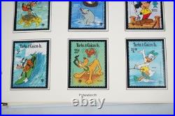 WORLDWIDE 1980s DISNEY COLLECTION OF NEARLY 200 STAMPS & 55 SHEETS ALL MINT