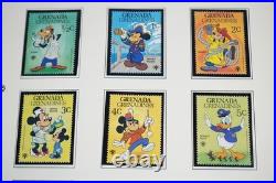 WORLDWIDE 1980s DISNEY COLLECTION OF NEARLY 200 STAMPS & 55 SHEETS ALL MINT