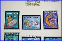 WORLDWIDE 1980s DISNEY COLLECTION OF NEARLY 200 STAMPS & 55 SHEETS ALL MINT