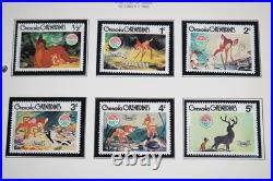 WORLDWIDE 1980s DISNEY COLLECTION OF NEARLY 200 STAMPS & 55 SHEETS ALL MINT