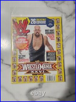 WWE Magazine Lot/Wrestlemania 26/All 26 Collectible Covers UNOPENED