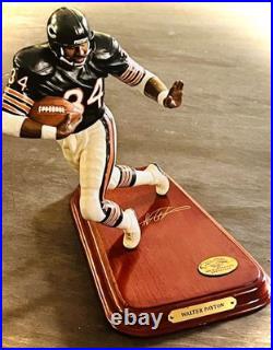 Walter Payton All Star Danbury Mint 8 Statue COA -Excellent Collection