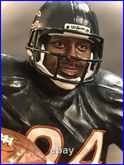 Walter Payton All Star Danbury Mint 8 Statue COA -Excellent Collection