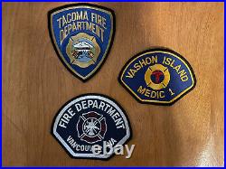 Washington State Fire/Rescue Department Patches. Lot Of 19. All New
