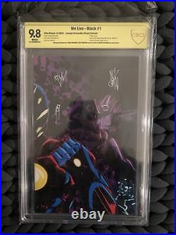 We Live Palladions Black #1 Virgin Schmalke LTD 100 Variant CBCS 9.8 3X Signed