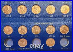 Wheat & Memorial Cent Collection (Partial) All UNC 58 Coins Most All RD