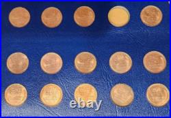 Wheat & Memorial Cent Collection (Partial) All UNC 58 Coins Most All RD