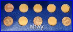 Wheat & Memorial Cent Collection (Partial) All UNC 58 Coins Most All RD