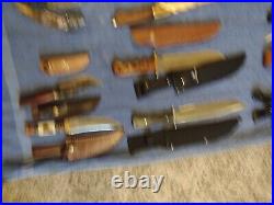 Whiteknuckler Knives & Ducks Unlimited & Winchester Assortment Lot Of 13 Knives
