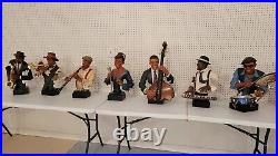 Willitts Galleries Designs All That Jazz Series Lot of 7 large sculptures