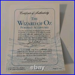 Wizard of Oz 50th Anniversary Franklin Mint Porcelain Set 20 With Shelf & Books