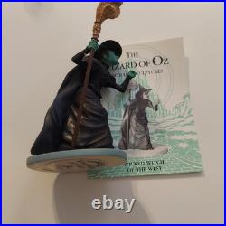 Wizard of Oz 50th Anniversary Franklin Mint Porcelain Set 20 With Shelf & Books