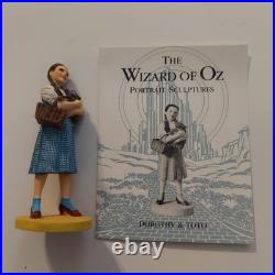 Wizard of Oz 50th Anniversary Franklin Mint Porcelain Set 20 With Shelf & Books